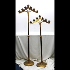 1 Pair Bronze Adjustable 7-Lite Candelabra SKU C980-002
